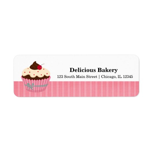 カップケーキベーカリー ラベル (正面)