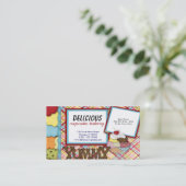 カップケーキベーカリー 名刺 (スタンド正面)