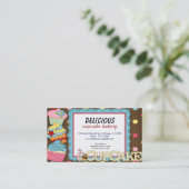 カップケーキベーカリー 名刺 (スタンド正面)