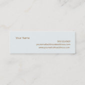 カップケーキベーカリーMIni名刺 スキニー名刺 (裏面)