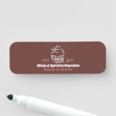 カップケーキベーカーベーカリーシェフケータリングビジネス 名札 (インサイチュ)