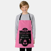 カップケーキベーキングコース エプロン (着用した状態)