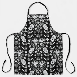 カップケーキベーキングフォークアート エプロン