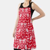 カップケーキベーキングフォークアート エプロン (インサイチュ)