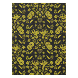 カップケーキベーキングフォークアート テーブルクロス