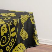 カップケーキベーキングフォークアート テーブルクロス (インサイチュ)