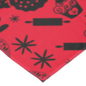 カップケーキベーキングフォークアート テーブルクロス (アングル)