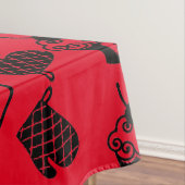 カップケーキベーキングフォークアート テーブルクロス (インサイチュ)