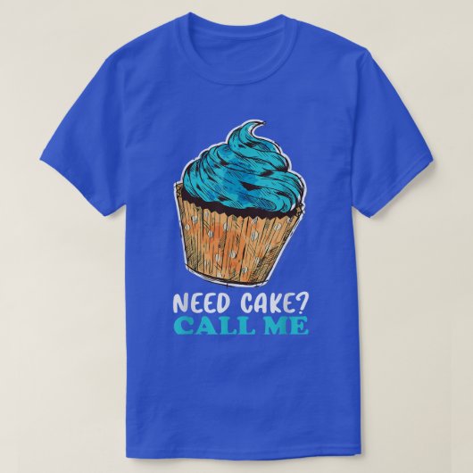 カップケーキベーキングベーカー菓子シェフ1349 Tシャツ (デザイン正面)