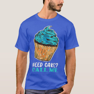 カップケーキベーキングベーカー菓子シェフ1349 Tシャツ