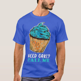 カップケーキベーキングベーカー菓子シェフ1349 Tシャツ