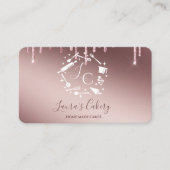 カップケーキベーキング工具器具ウィスクモノグラム 名刺 (正面)