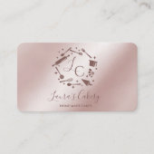 カップケーキベーキング工具器具ウィスクモノグラム 名刺 (正面)