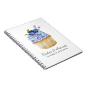 カップケーキペストリーシェフベーカリーノート ノートブック (右側)