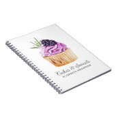 カップケーキペストリーシェフベーカリーノート ノートブック (右側)