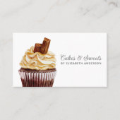 カップケーキペストリーシェフベーカリー名刺 名刺 (正面)