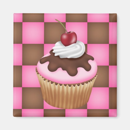 カップケーキマグネット マグネット (正面)