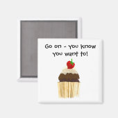 カップケーキマグネット マグネット (正面/裏面)