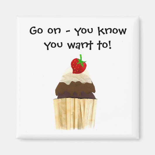 カップケーキマグネット マグネット (正面)