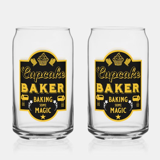 カップケーキマスターベイカー ガラス缶 (正面)