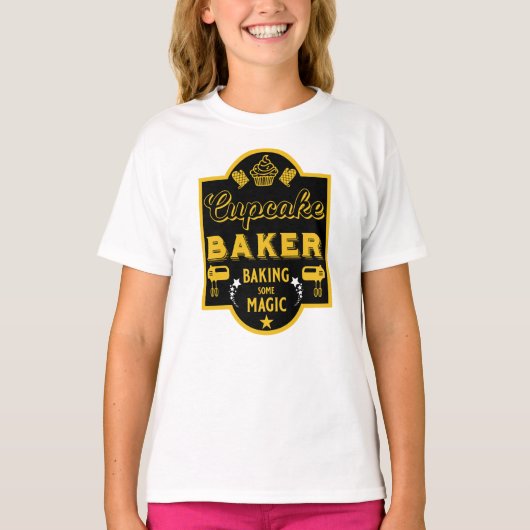 カップケーキマスターベイカー Tシャツ (正面)