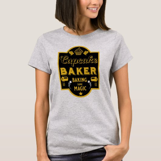 カップケーキマスターベイカー Tシャツ (正面)