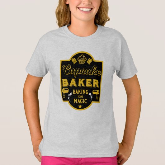 カップケーキマスターベイカー Tシャツ (正面)