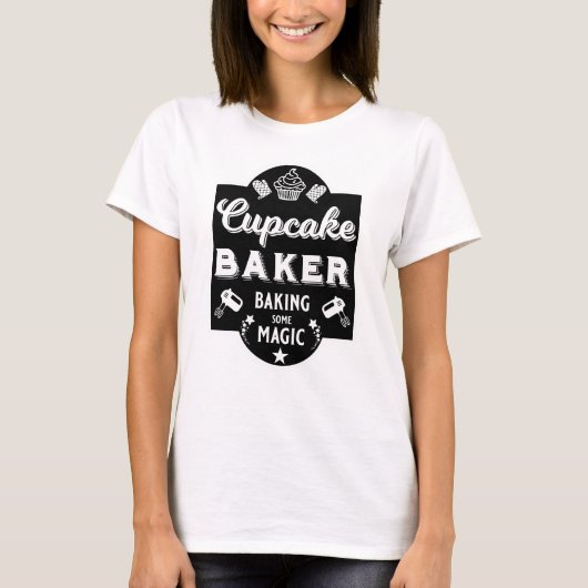 カップケーキマスターベイカー Tシャツ (正面)