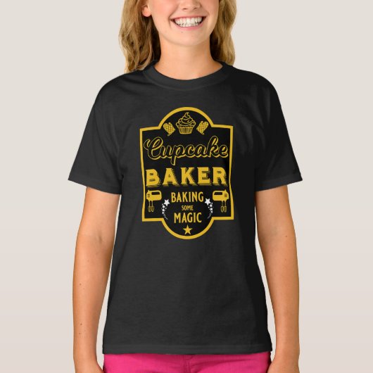 カップケーキマスターベイカー Tシャツ (正面)