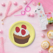 カップケーキマフィンカップケーキ ペーパープレート (パーティー)