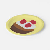 カップケーキマフィンカップケーキ ペーパープレート (アングル)