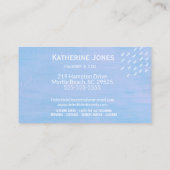 カップケーキモダングラフィックベーカリー名刺 名刺 (裏面)