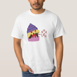 カップケーキモンスターメンズTシャツ Tシャツ