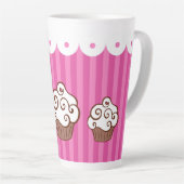 カップケーキラテマグ カフェラテマグ (右アングル)