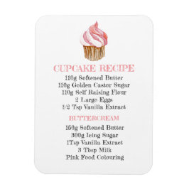 カップケーキレシピキッチンフレキシブル冷蔵庫用マグネット マグネット