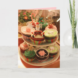 カップケーキレシピクリスマスカード シーズンカード