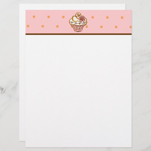 カップケーキレシピ紙 (正面/裏面)