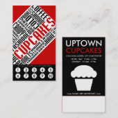 カップケーキロイヤリティ(wordWEB) ロイヤリティカード (正面/裏面)