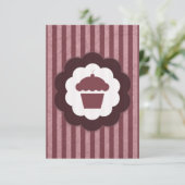 カップケーキヴィンテージ 招待状 (スタンド正面)