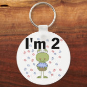 カップケーキ付きカエルTシャツ2nd キーホルダー (正面)