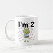 カップケーキ付きカエルTシャツ2nd コーヒーマグカップ (左)