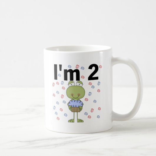 カップケーキ付きカエルTシャツ2nd コーヒーマグカップ (右)
