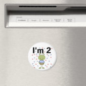 カップケーキ付きカエルTシャツ2nd マグネット (インサイチュ (食洗機))