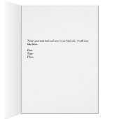 カップケーキ付きベイクセール発表カード (内側 (右))