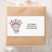 カップケーキ住所 シール (インサイチュ)