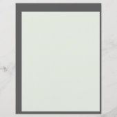 カップケーキ入りのグレーの幸せな猫の筆記用紙 (裏面)