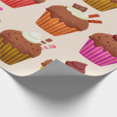 カップケーキ包装紙 ラッピングペーパー (角)