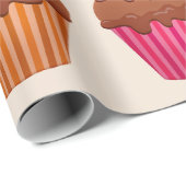 カップケーキ包装紙 ラッピングペーパー (ロールコーナー)