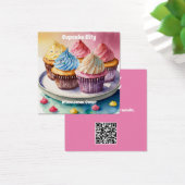 カップケーキ又はベーカリー名刺 (デスク)