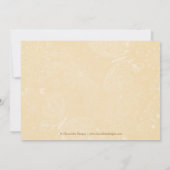 カップケーキ及びカクテルのブライダルシャワーの招待状 招待状 (裏面)